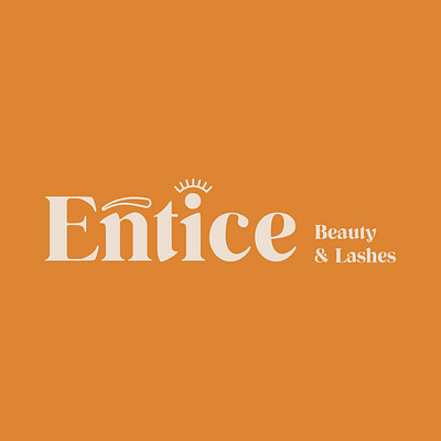 Entice Beauty beauty beauty logo branding design lashlogo logo
