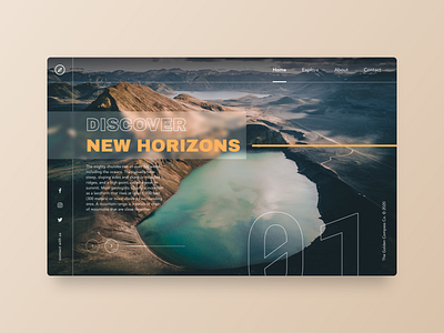 Tourism Landing Page design landing page tourism ui ux web web design