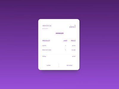 Invoice adobe xd app dailyui design invoice invoice design minimal product design ui xd