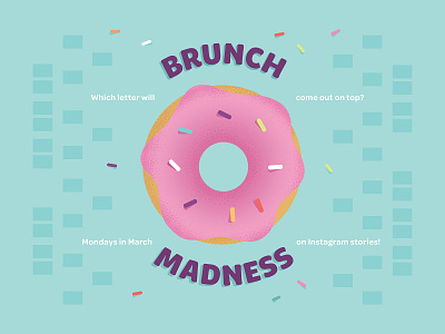 Brunch Madness Bracket baby bracket brunch childrens book donut illustration madness march madness sprinkles