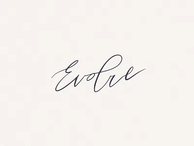 Evolve Custom iPad Lettering calligraphy calligraphy and lettering artist calligraphy artist calligraphy logo custom lettering custom typography elegant evolve hand script hand writing ipad lettering lettering art lettering challenge procreate script