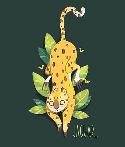 JAGUAR animals design illustration