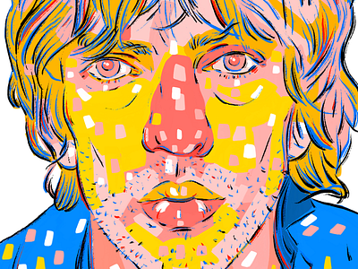 Richard Ashcroft britrock illustration music popart portrait richardashcroft theverve