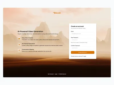 Sign Up 🤖 auth button design input login minimal register saas signin signup ui web design