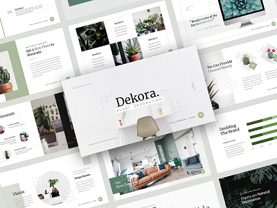 Dekora - Clean Creative PowerPoint Template agency business clean company corporate creative decoration design elegant interior new powerpoint portofolio powerpoint professional project simple startup typography