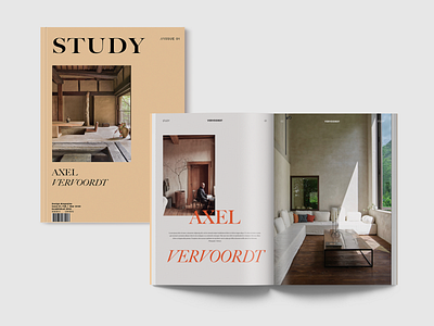 STUDY Magazine, Axel Vervoordt adobe adobe illustrator adobe indesign adobe photoshop axel vervoordt branding design illustration interior design magazine magazine design photography photoshop typogaphy