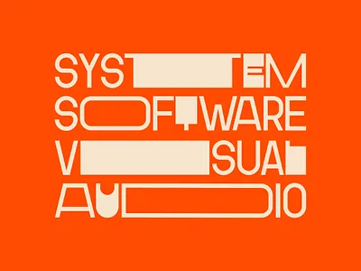 Font Stretch Systematical audio font fonts hand layout lettering lettering art software stretch type typeface typography visual