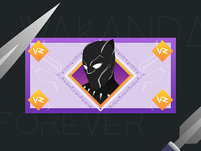 Wakandan Currency black panther concept design dribbbleweeklywarmup icon illustration vector visual design