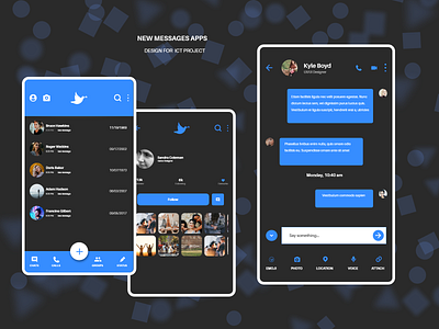 New Messages App UI app design app ui app ui design app ui ux design dribbble message message app messages messaging messenger new message app ui design ui design challenge ui designs ux design uxdesign uxui xd design xd ui design