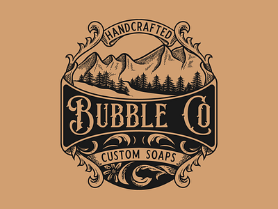 Mountain Badge badge classic handdrawn illustration mountain vintage
