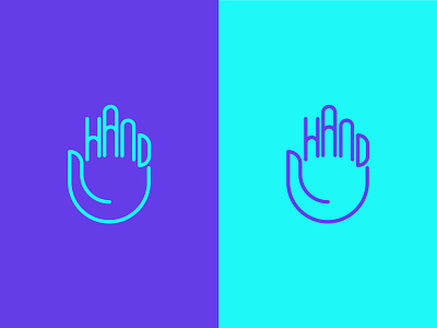 Hand branding clever logo logo mark logos logotype mark minimal typography wordmark