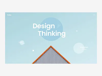 Web Scrolling Animation animated animation clean website clean website design design design thinking handbook interaction landing page photography product design scrolling smooth typography ui uidesign ux web website website design