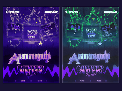 Anamanaguchi [USA] EXPO 16bit 3d 8bit anamanaguchi c4d chiptune cinema 4d console gameboy gaming illustration lowpoly n64 poster ps1 ps2 retro