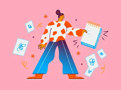 List Is Empty character character design design illustration illustrator web illustration