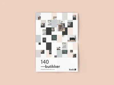 Poster layout - Kvik activation branding campaign design graphic design store design