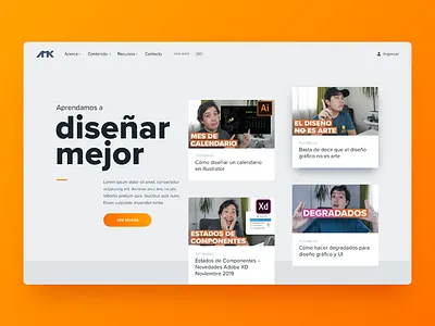 My new site homepage blog homepage webdesign