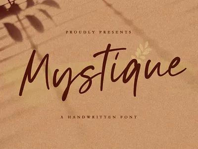 Mystique - Luxury Signature Font blogging brand font branding font classy font elegant font fashion font feminime font hand lettered font hand written font instagram font ligature font logo font lovely font luxury font script font sign font signature font stylish stylish font