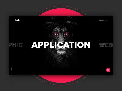 Dot - A Digital Agency agency clean creative design desktop digital agency duotone minimal modern ui ux web website