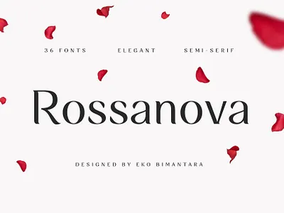 Rossanova - 36 Elegant Fonts branding classic font design editorial design elegant font font font design font family fonts graphic design logo font retro font semi serif serif font serif fonts serif typeface typeface typefaces typography vintage font