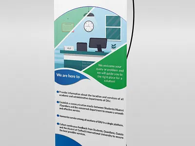 Roll up Banner Mockup all help education banner education logo helpdesk robot rollup rollup banner x stand banner