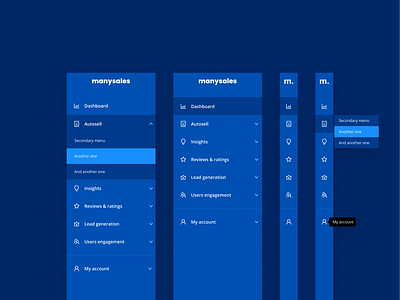 Side Navigation Menu application blue dashboad dashboard app dashboard design dashboard ui navigation navigation bar navigation menu product ui ui design uidesign