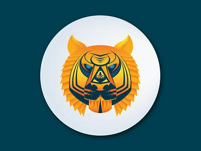 Tiger animal spirit drawing icon illustration illustrator tiger tigers