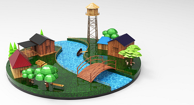 3D Village Model