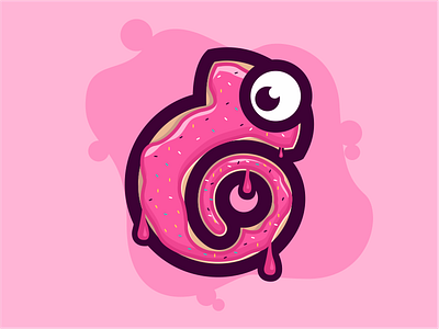 CAMELEON DOUGNUT america cake cameleon colorful company design dougnut dribble dualmeaning dubai general ideas illustration instagram logo logoawesome logoinspirations sale thedesignmate vector
