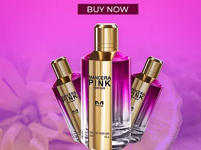 Mancera Pink advertisement perfume product design scent