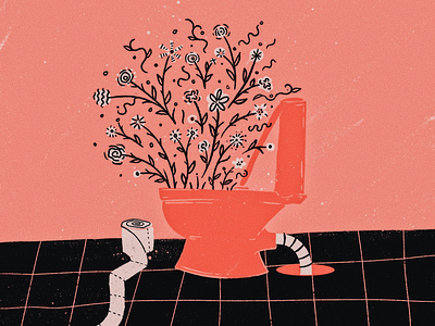 room for growth! illustration procreate texture