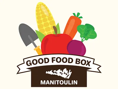 Good Food Box box design food food design food illustration grocery logo