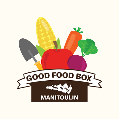 Good Food Box box design food food design food illustration grocery logo