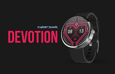 Cyberpunk_Devotion design smartwatch ui watch