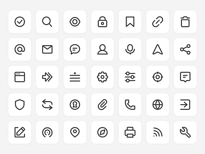 Super Basic Icons ✶ 128 Free Icons design free free icons free set freebie freebie friday icons interface navigation bar outline sbi sketch stroke stroke icons symbols ui ui kit ux vector web