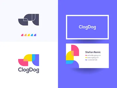 Creative Geometric Dog Logo animal animal logo animals colorful colorful logo creative dog dog illustration doglogo dogs dogvector fun geometic minimal simple
