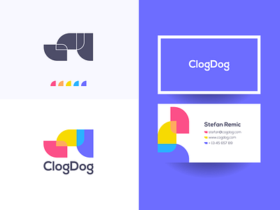 Creative Geometric Dog Logo animal animal logo animals colorful colorful logo creative dog dog illustration doglogo dogs dogvector fun geometic minimal simple