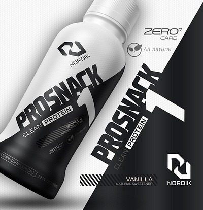 prosnack label label design logo design package design sports supplements