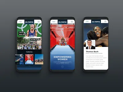 OR Microsite mobile version design digitaldesign digitalpublication landing mag magazine microsite mobile sport sports ui ux visualdesign