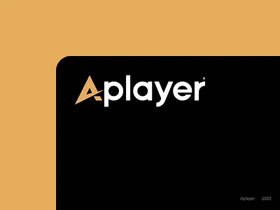 Aplayer brand branding grotesk grotesque icon illustrator logo logotype player typography