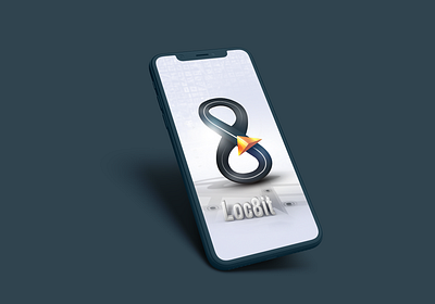 Loc8it App game design location mobile app ui