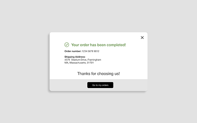 Daily UI Day 054: Confirmation component component design components confirmation design confirmation message daily 100 challenge daily ui dailyui day 054 day 54 design ui ux web