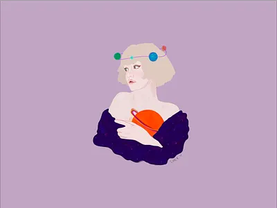 Universe Girl illustration