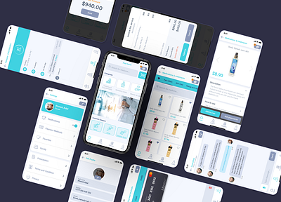 Medical App beauty design medicine mobile app ui