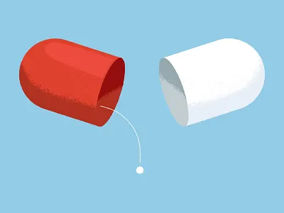 The Good Life - Homeopathy, unproven efficacy conceptual illustration editorial editorial illustration illustration texture vector