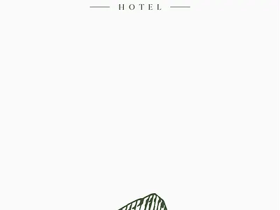 Balance Rock Hotel balance dribbble hand drawn hotel logo logo design rock vintage logo