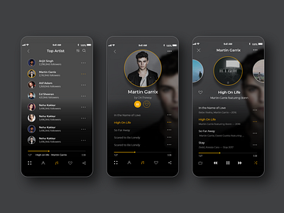 Music App adobe photoshop app app design design illustration ux