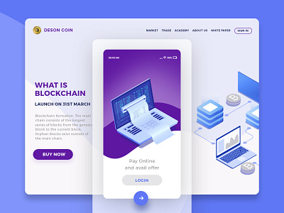 ICO Company Website Design coin crypto crypto wallet design digital currency freelancer hire ico ui ui design ux website