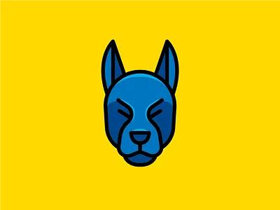 Brave Dog Logo animal branding brave character creative design digital doberman dog flat icon illustration logo logo design mascot minimal outline security symbol vector