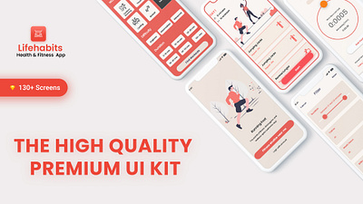 Lifehabits- A Health & Fitness Mobile App app design dribbble fitness app health mobile mobileapp sketch ui ux