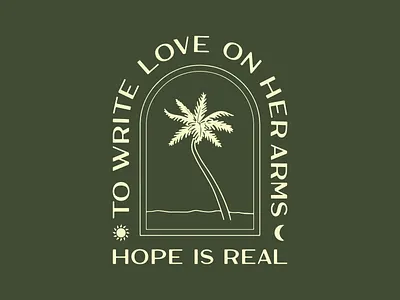 Fronds apparel design beach handlettering illustration lettering palmtree summer type typography